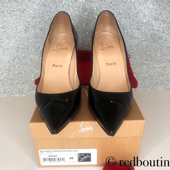 👠SOLD👠 New Decoltissimo 85 patent-leather pumps - Picture 3 of 7